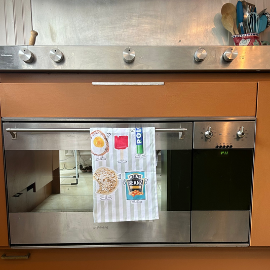 Jolly English Tea Towel