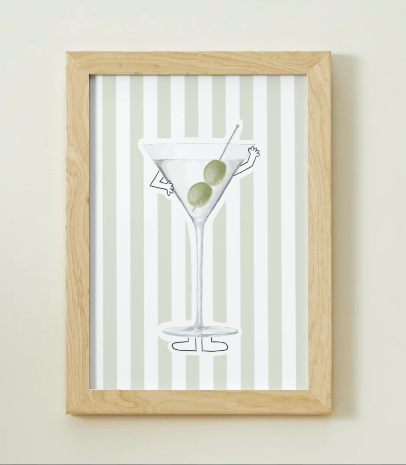 Dirty Martini Print
