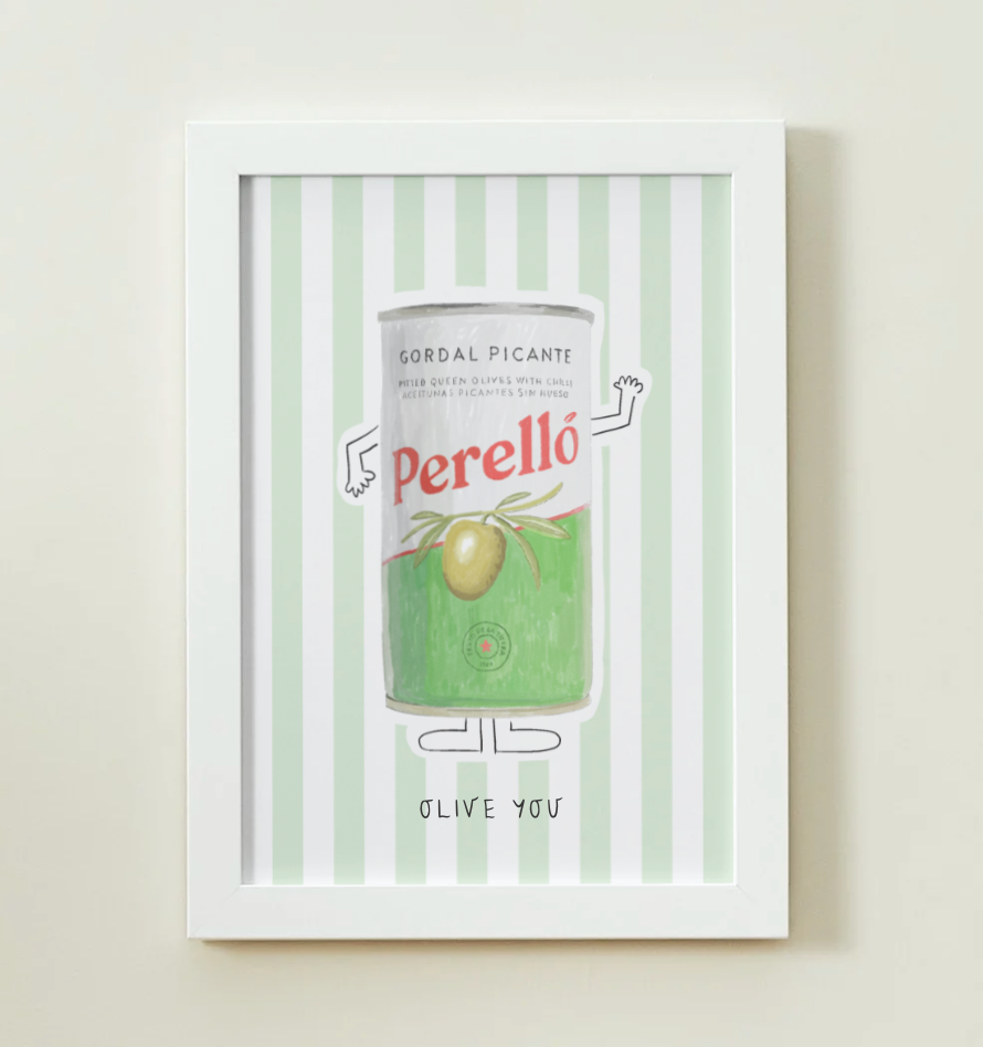 Olive You Print