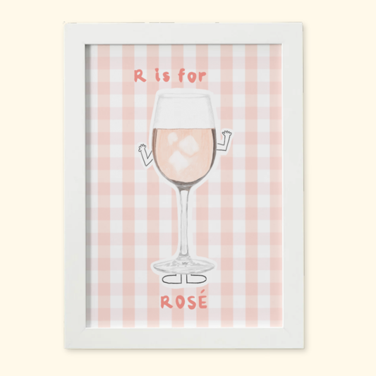R is for Rosé mockup