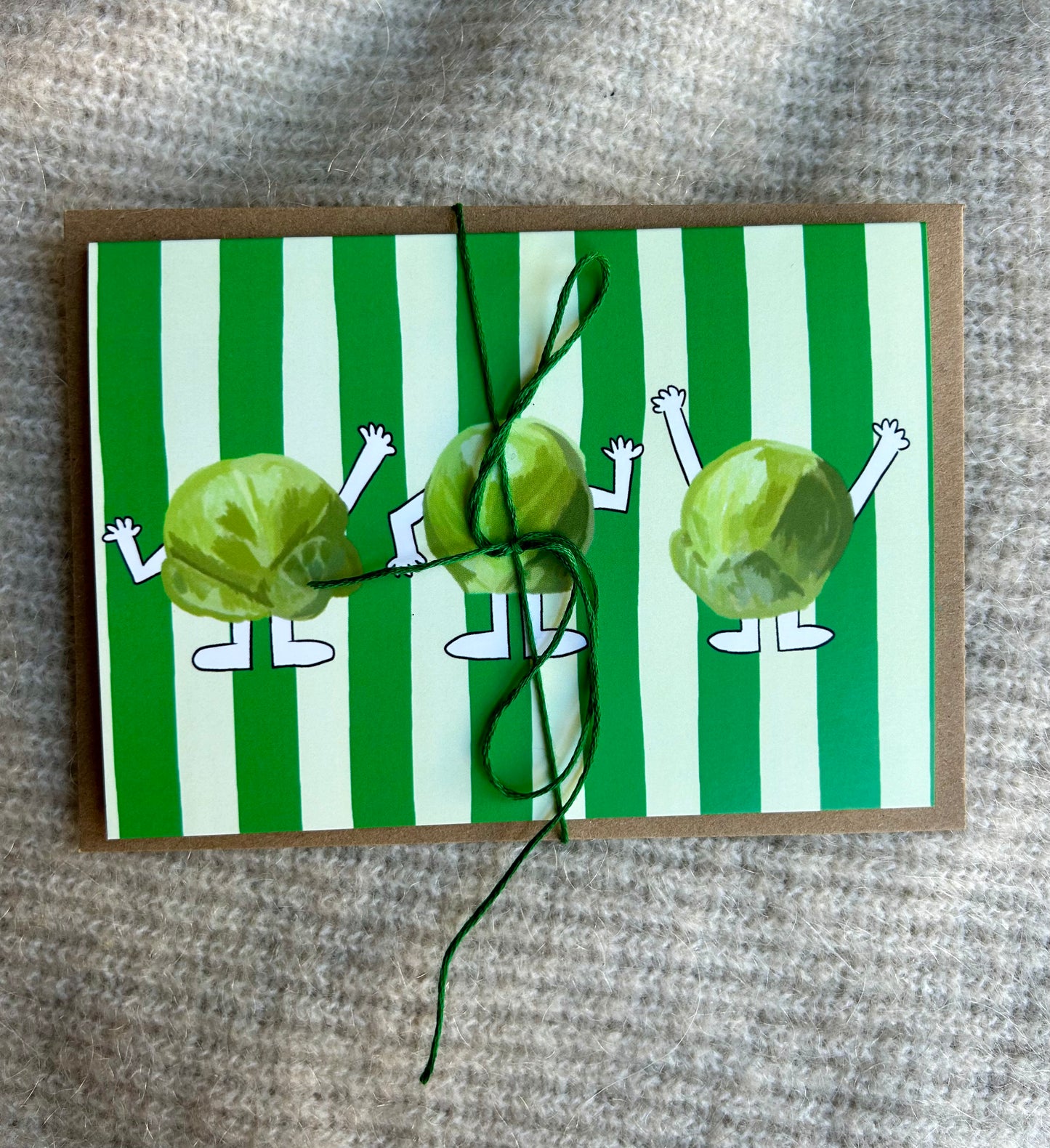 Green Sprout Christmas Card