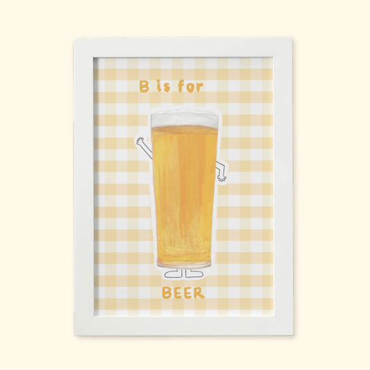 B is for Beer mockup