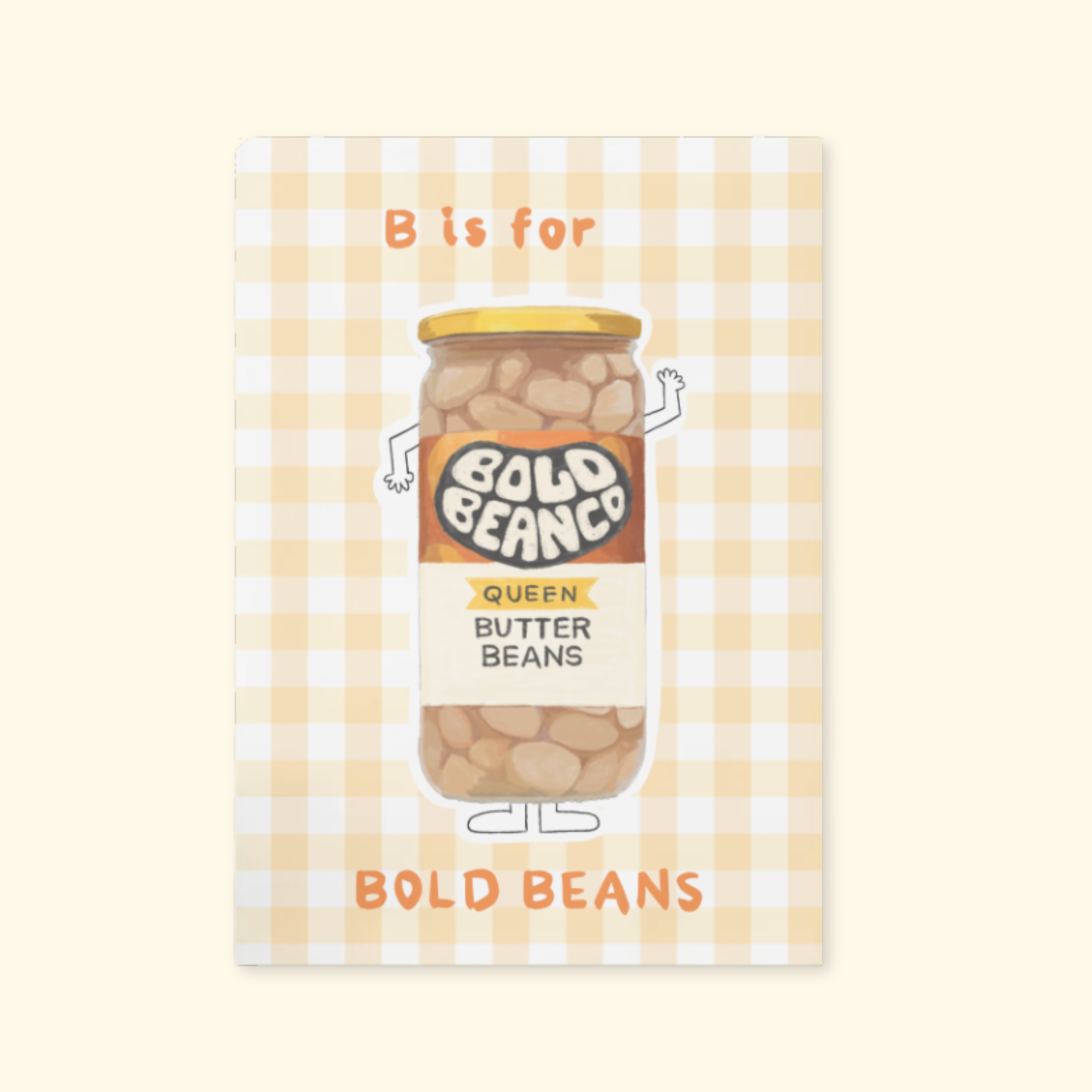 B is for Bold Beans framed mockup
