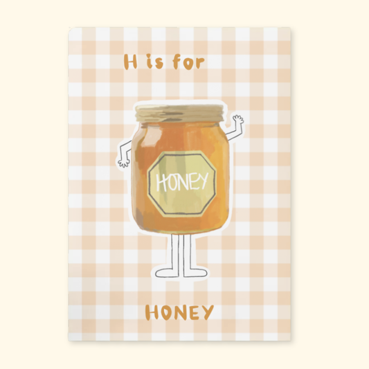 H is for Honey mockup