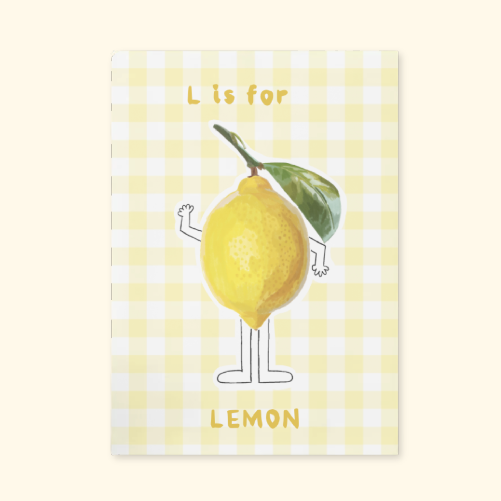 L is for Lemon mockup