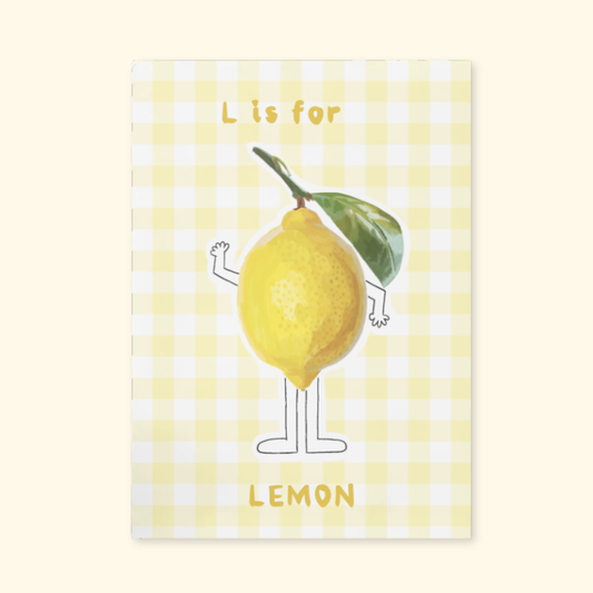 L is for Lemon mockup