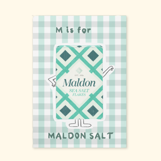 M is for Maldon Salt mockup