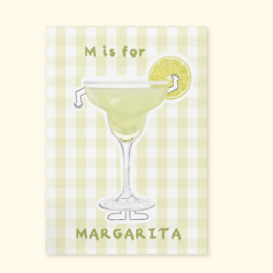 M is for Margarita mockup