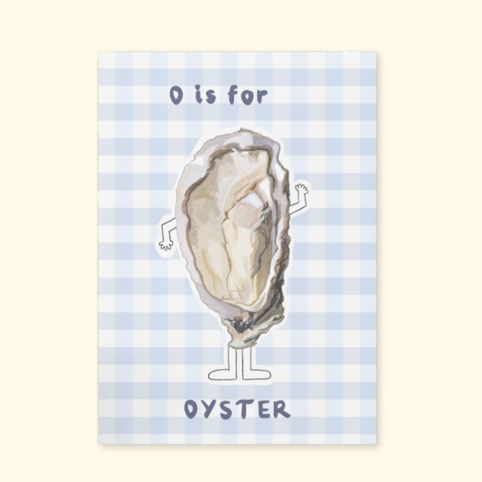 O is for Oyster mockup