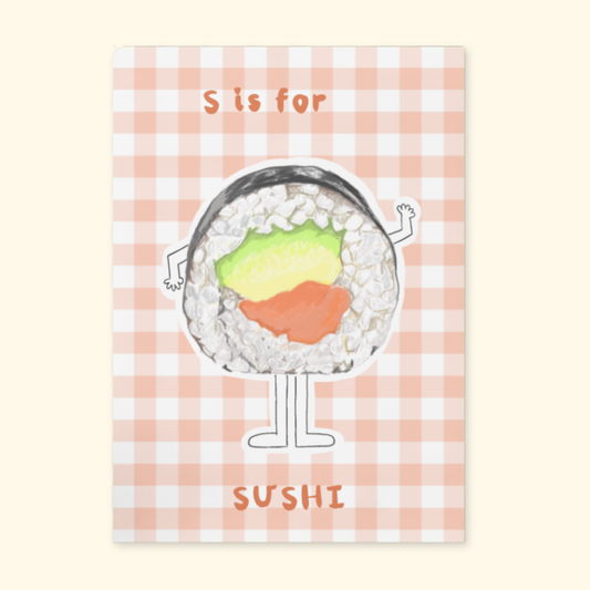 S is for Sushi mockup
