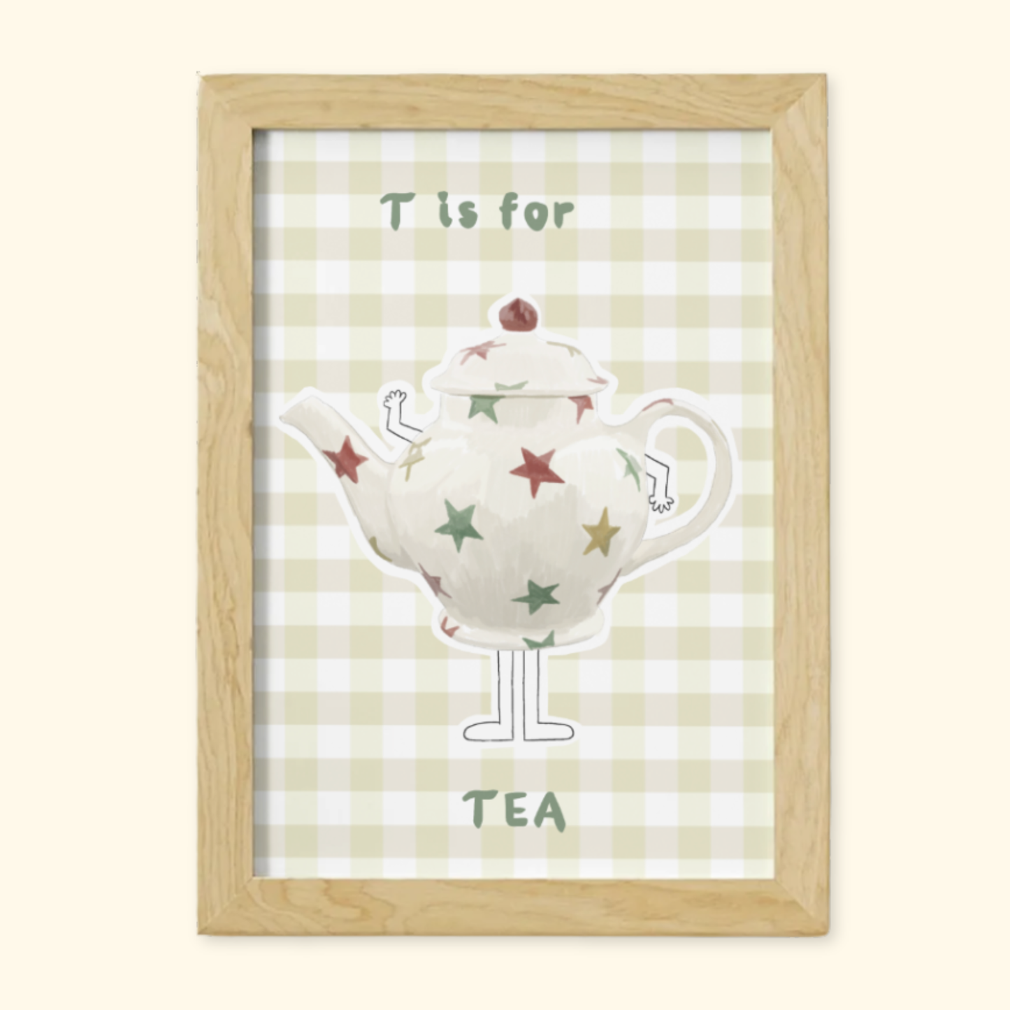 T is for Tea mockup