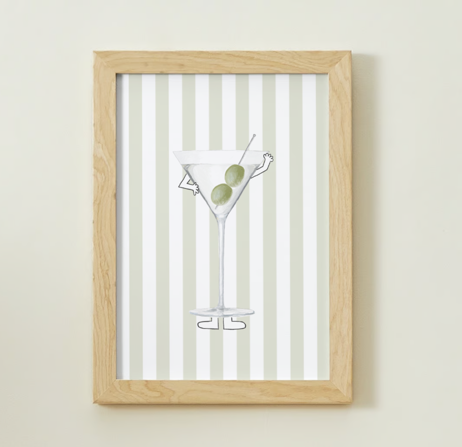 Dirty Martini Print