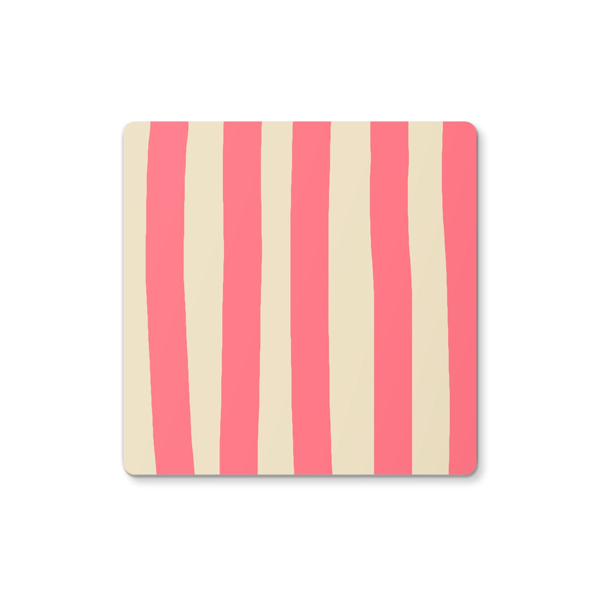 Pink Stripe Coaster