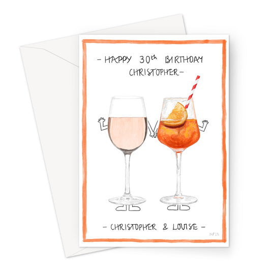 Christopher's 30th Greeting Card